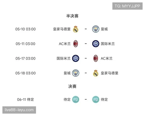 欧冠官方发布最新赛程安排